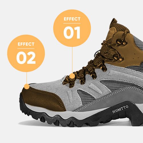 Giày leo núi chống sốc Humtto Hàn Quốc cổ cao Loa Mid MT Women - Dark Gray 6