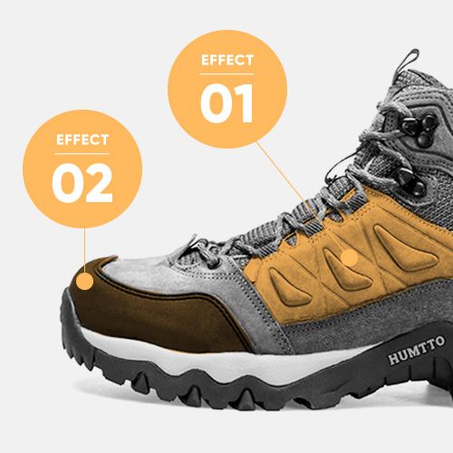 Giày trợ lực leo núi chống trơn trượt Hàn Quốc Humtto cổ cao Mambu Mid MTX Women – Tea Gray 6
