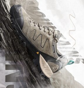 Giày leo núi nam chống nước Humtto 120562A cổ thấp da thuộc-7