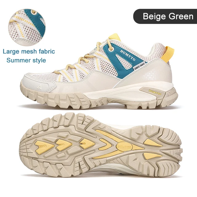 Giày leo núi nữ cổ thấp Humtto Hiking Shoes 140755B-2