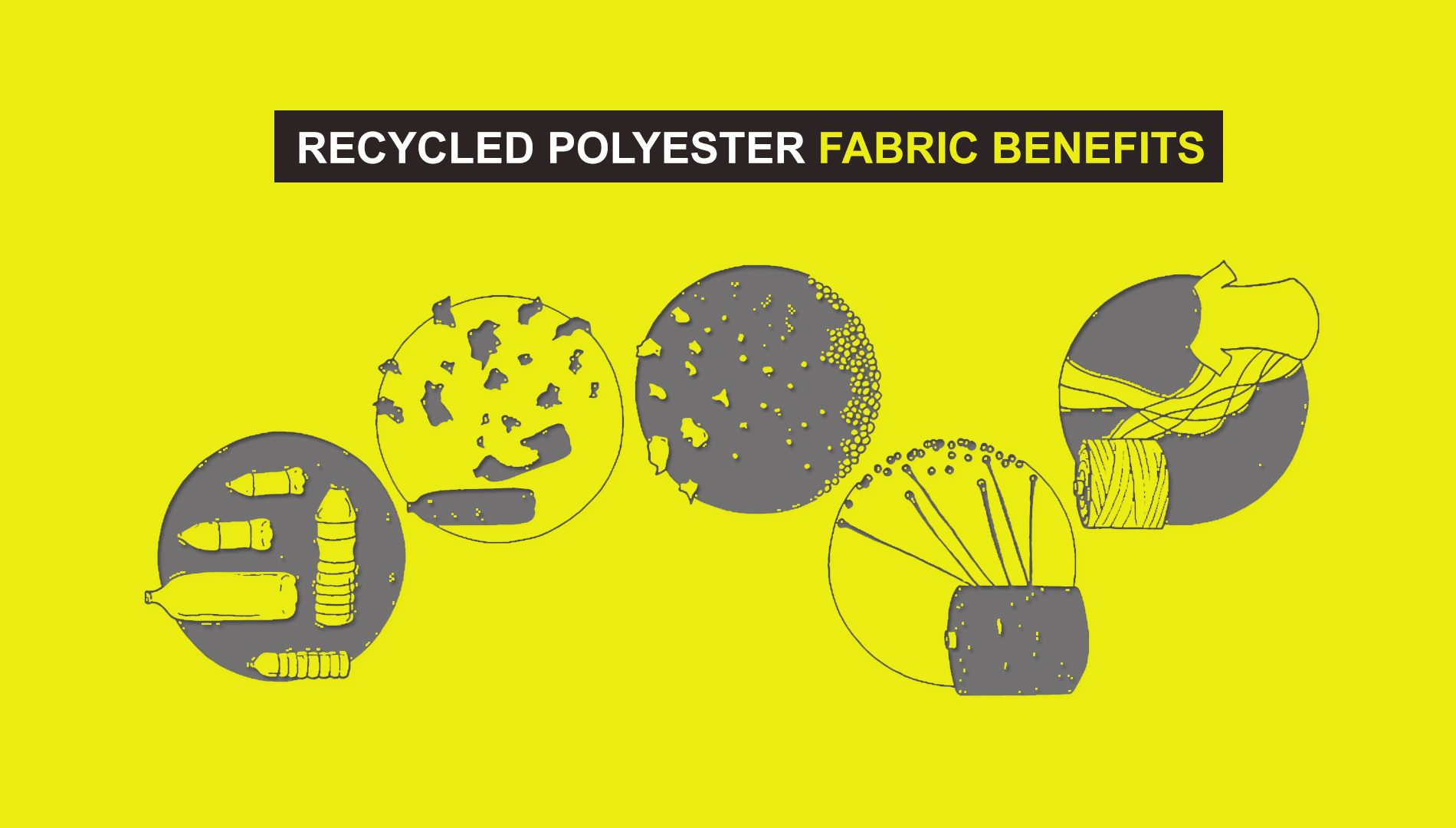 Recycled polyester fabric