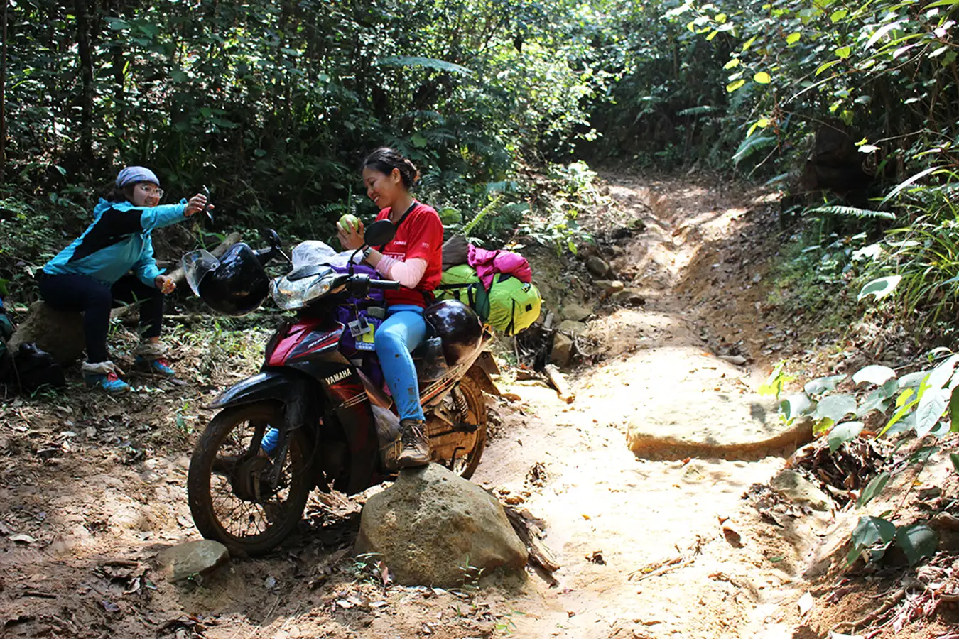 Từ Khu bảo tồn thiên nhiên Kon Chư Răng – Trại Bò – đỉnh thác K50