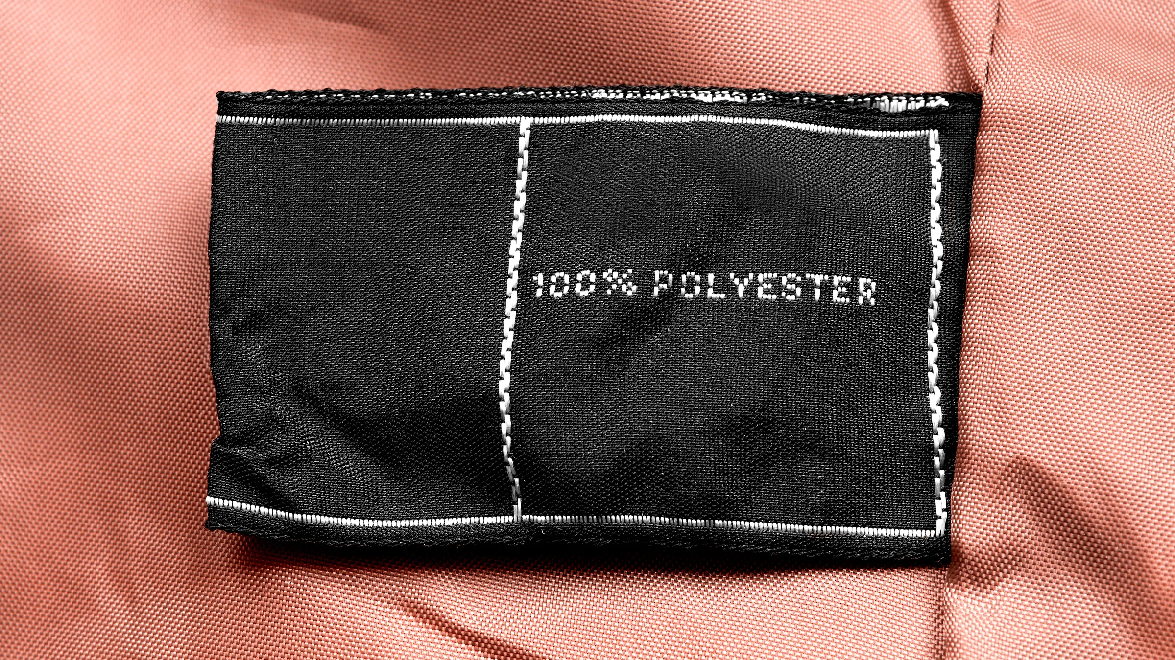 What is 100% polyester fabric?