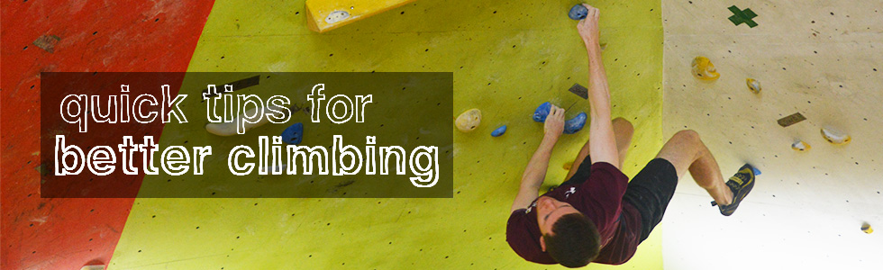 Advice for those new to climbing