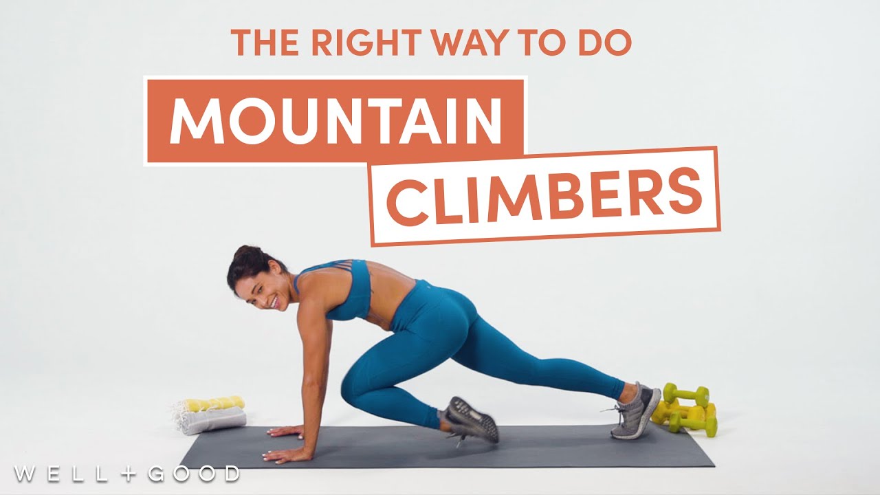 Correct mountain climbing techniques