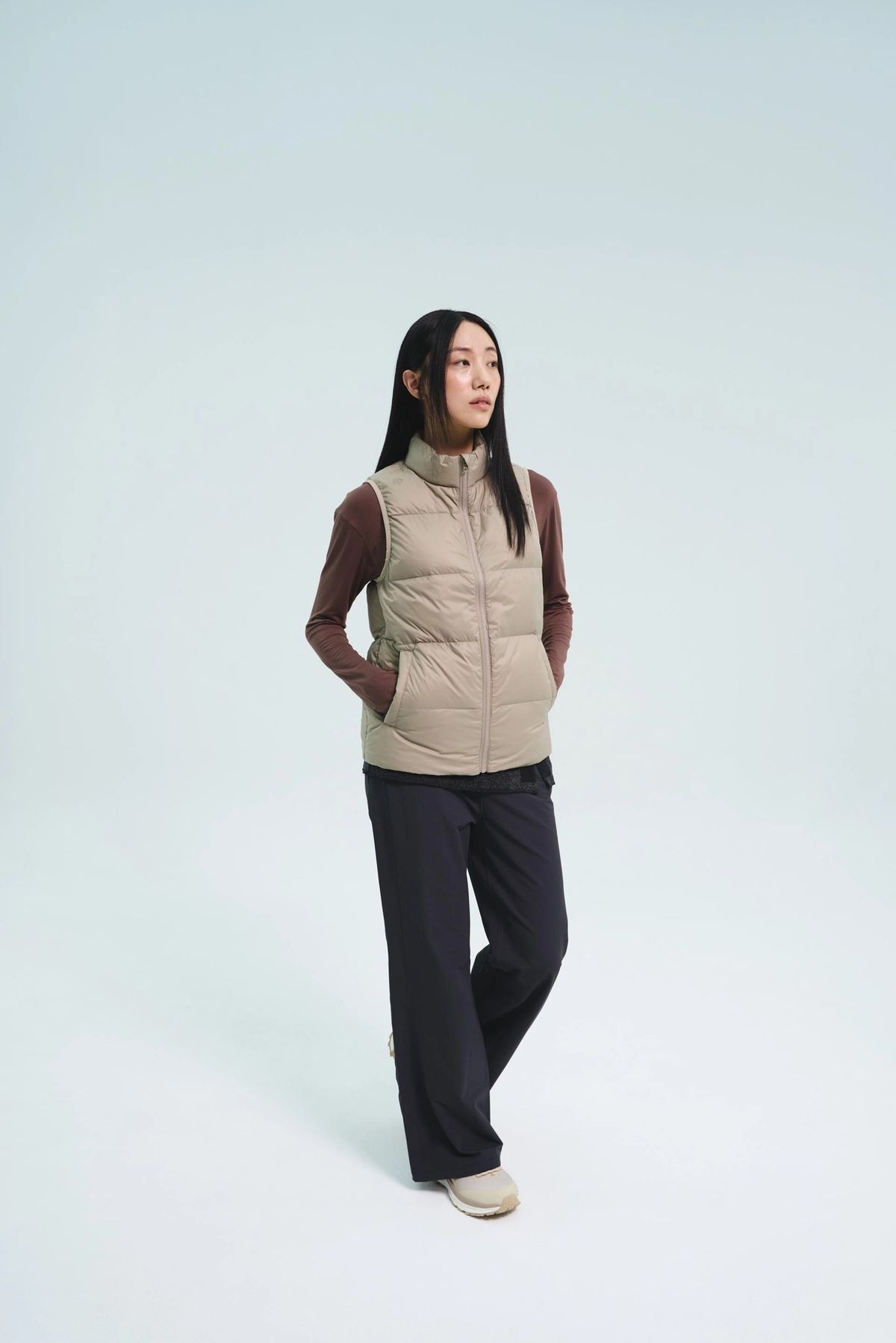 Giày leo núi cổ lửng Humtto Sienna Mid MTX nữ đi tuyết mùa đông-19