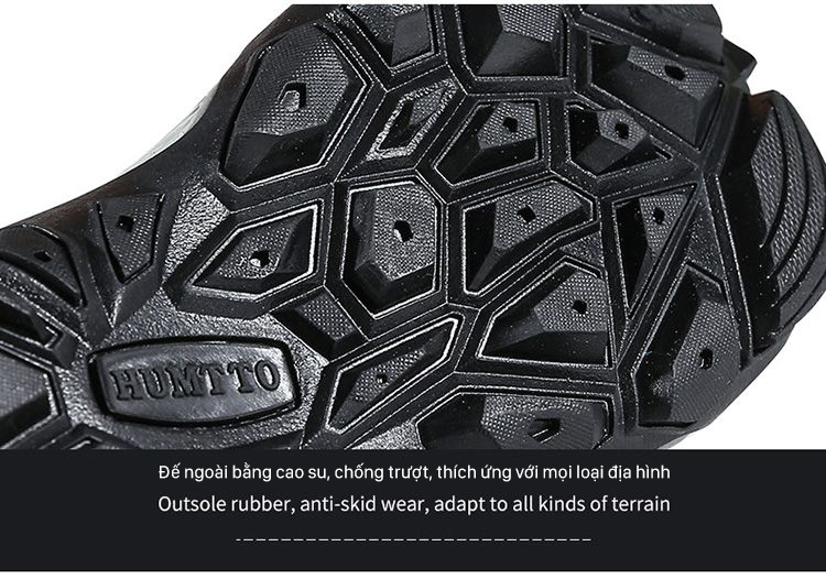 Giày đi rừng Humtto 110571AB cổ thấp mặt lưới thoáng khí mau khô unisex-20