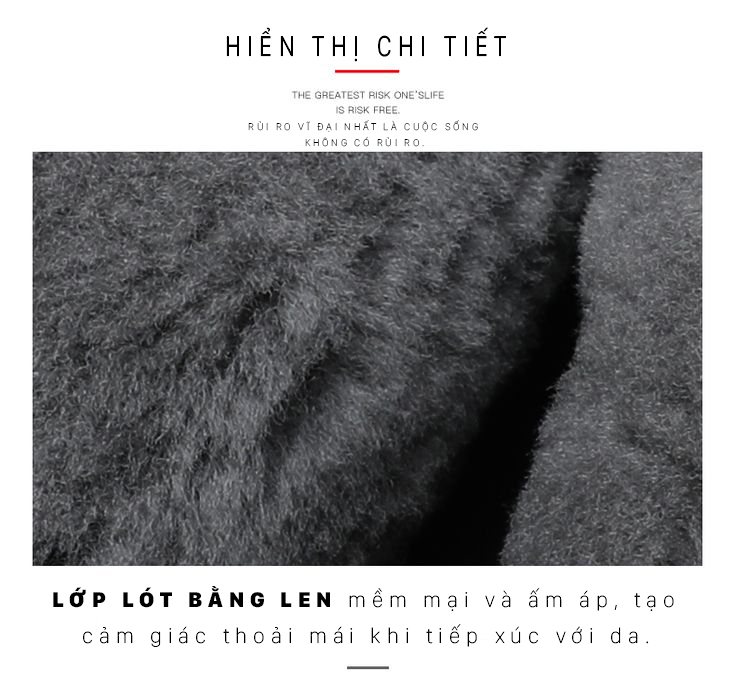 Giày leo núi cổ cao Humtto 82307A da bò đi tuyết lót lông mùa đông-15