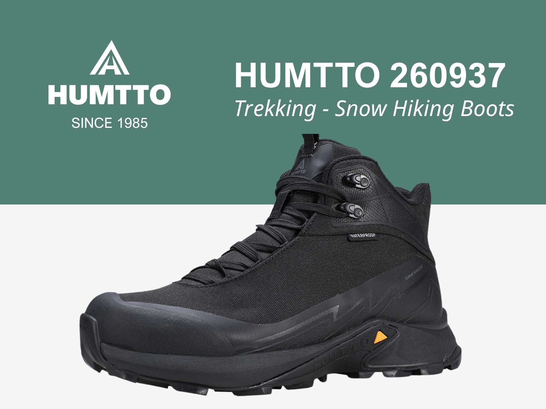 Giày đi tuyết nam Humtto 260937A chống nước cổ cao pro-11