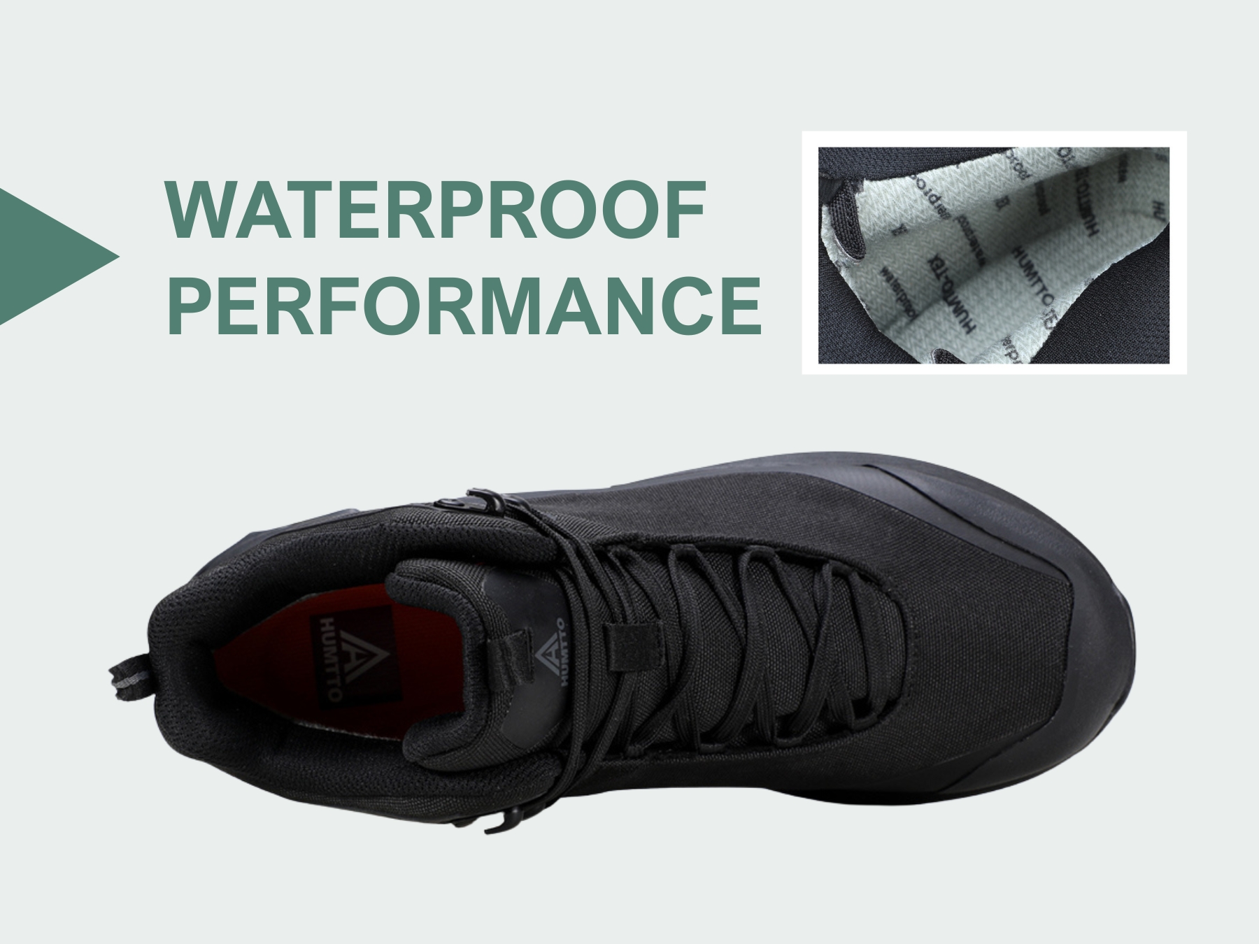 Giày đi tuyết nam Humtto 260937A chống nước cổ cao pro-15