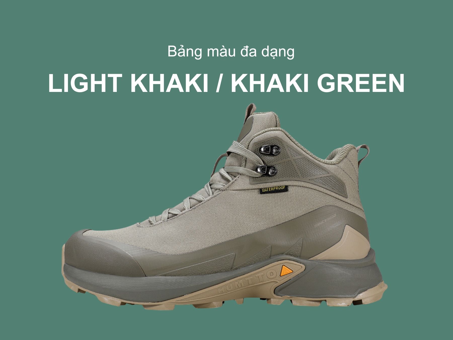 Giày đi tuyết nam Humtto 260937A chống nước cổ cao pro-17