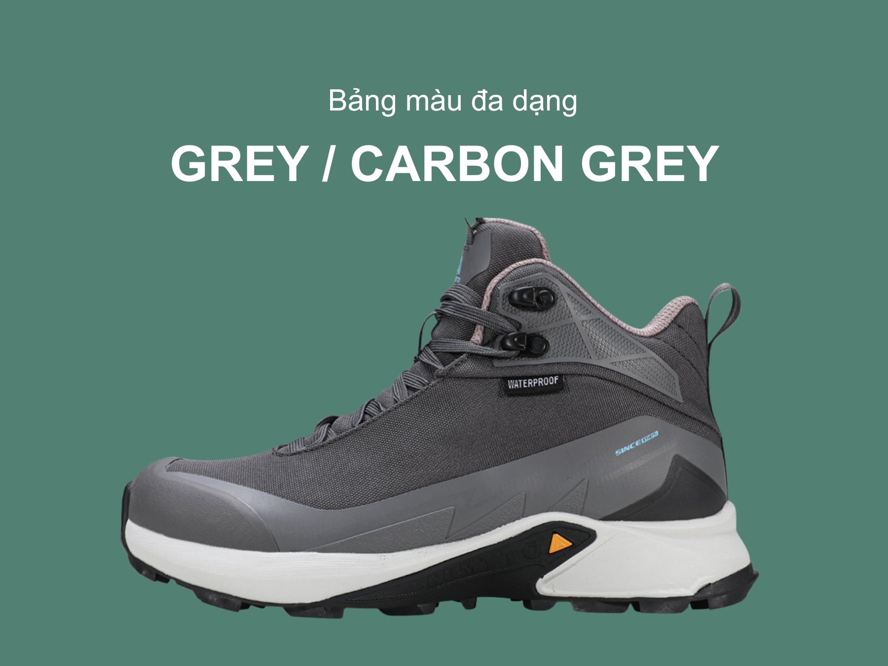 Giày đi tuyết nam Humtto 260937A chống nước cổ cao pro-18