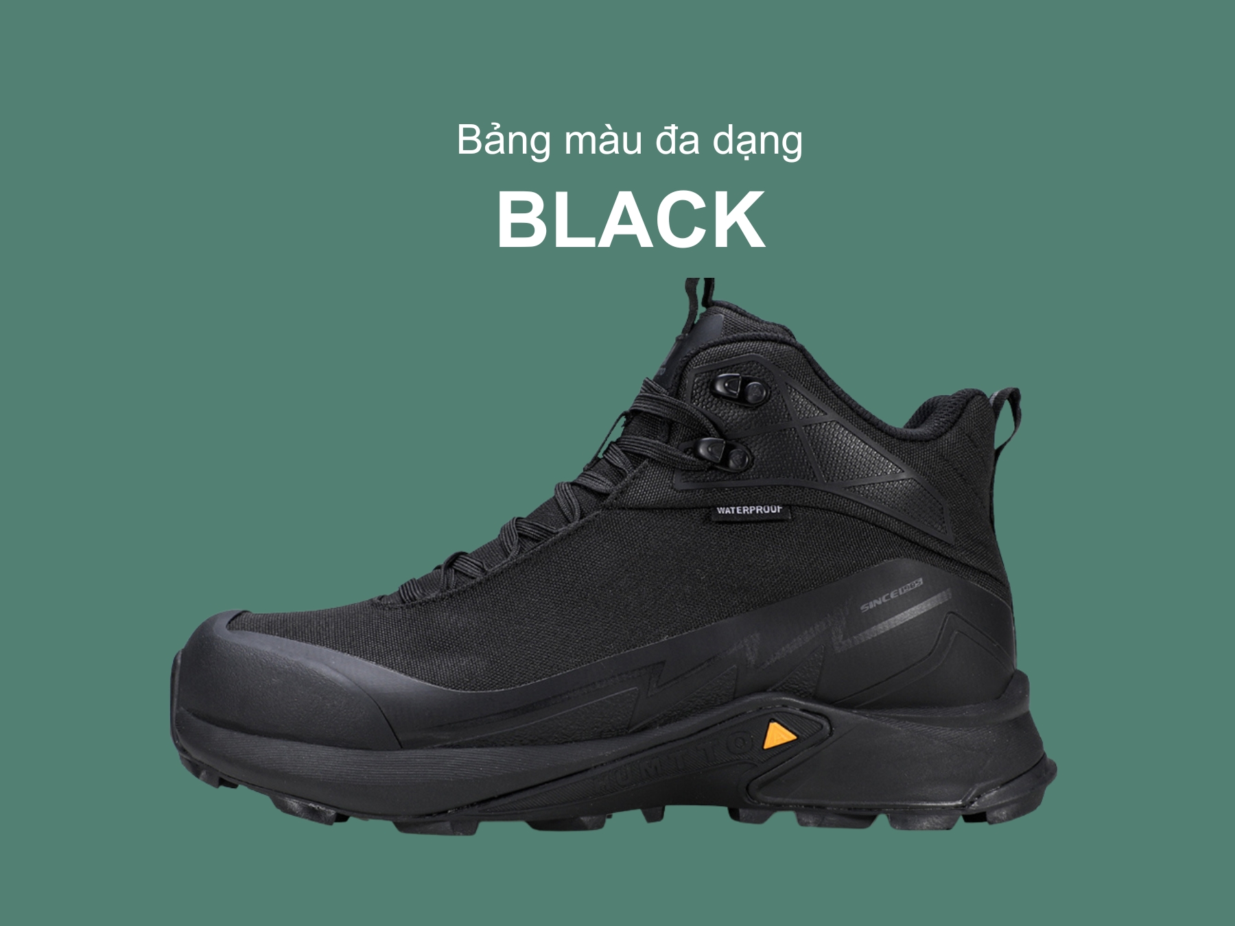 Giày leo núi nữ Humtto 260937B chống nước tuyết cổ cao giữ ấm-13