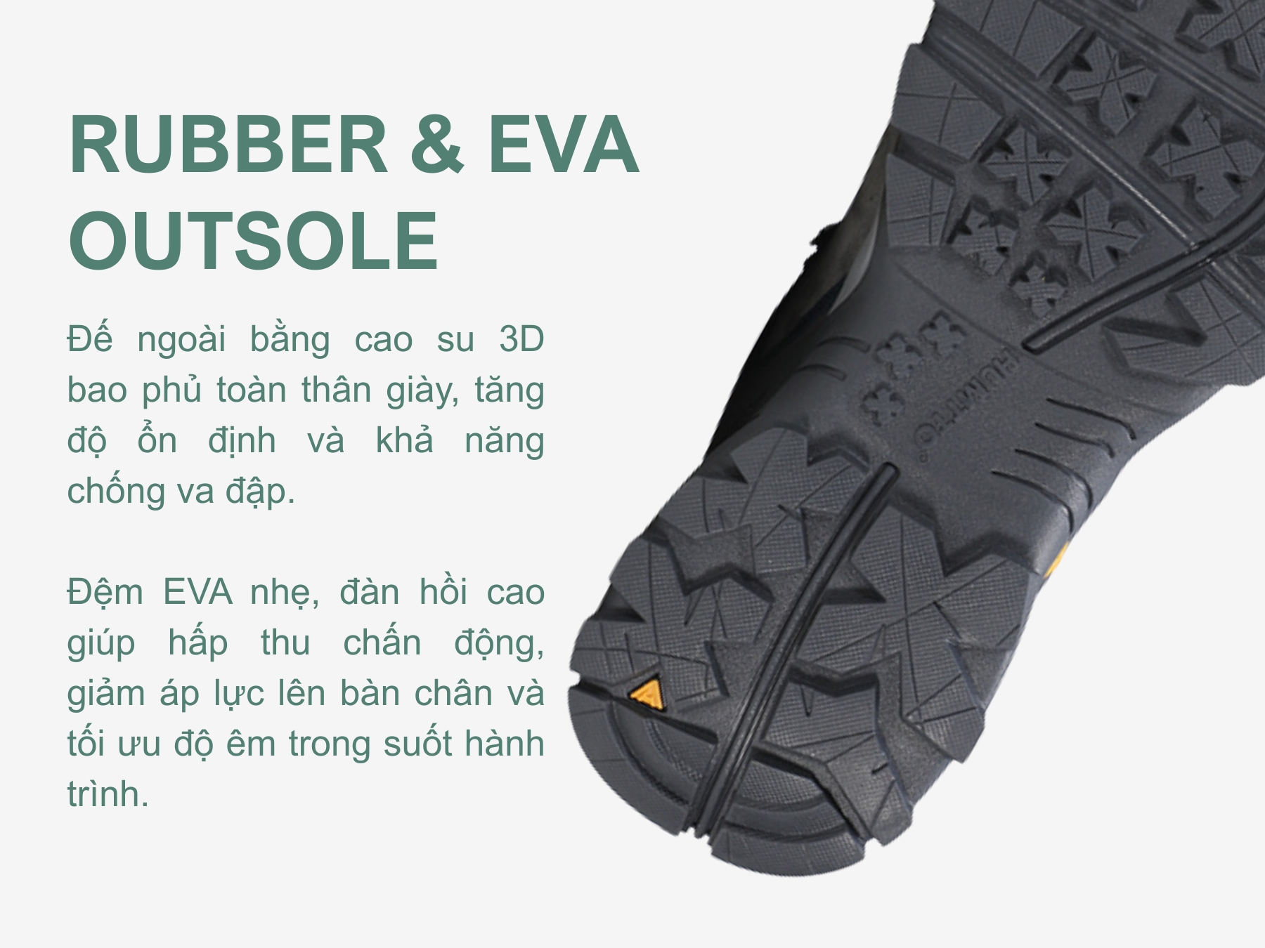 Giày đi phượt nam Humtto 160986A cổ thấp da lộn chống va đập-14