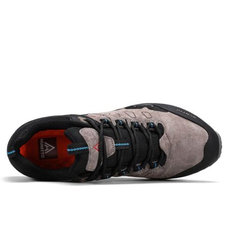 Giày hiking nam nữ Humtto 350420AB cổ thấp da lộn chống trượt thời trang-2