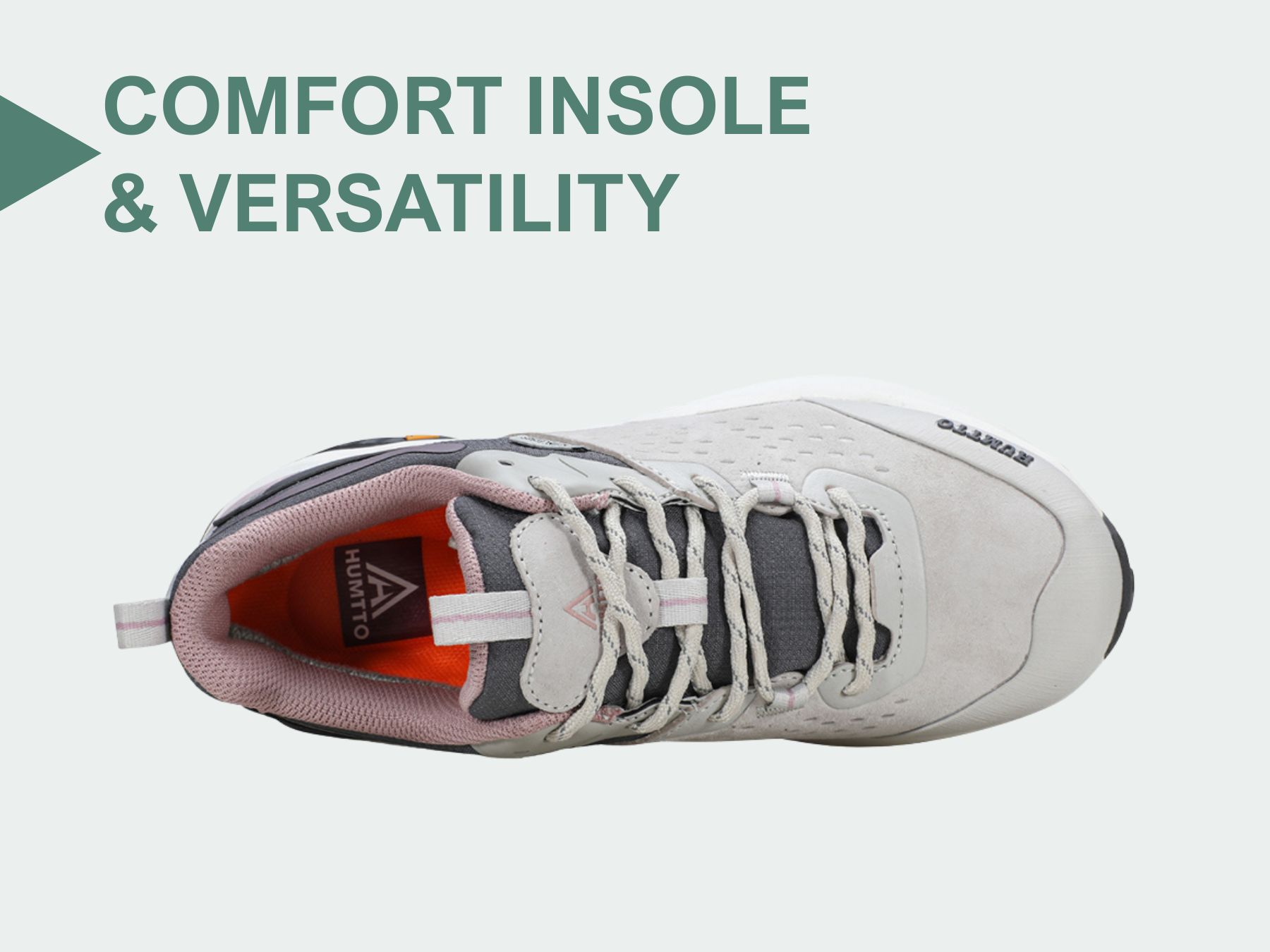 Giày hiking nữ Humtto 160560B cổ thấp lỗ thoáng khí thời trang-15