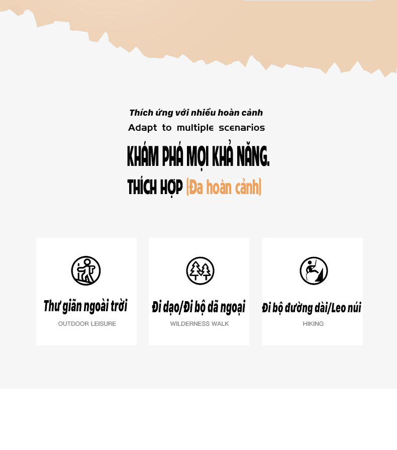 Giày leo núi unisex Humtto 160129AB cổ thấp mặt lưới thoáng khí nhẹ-14