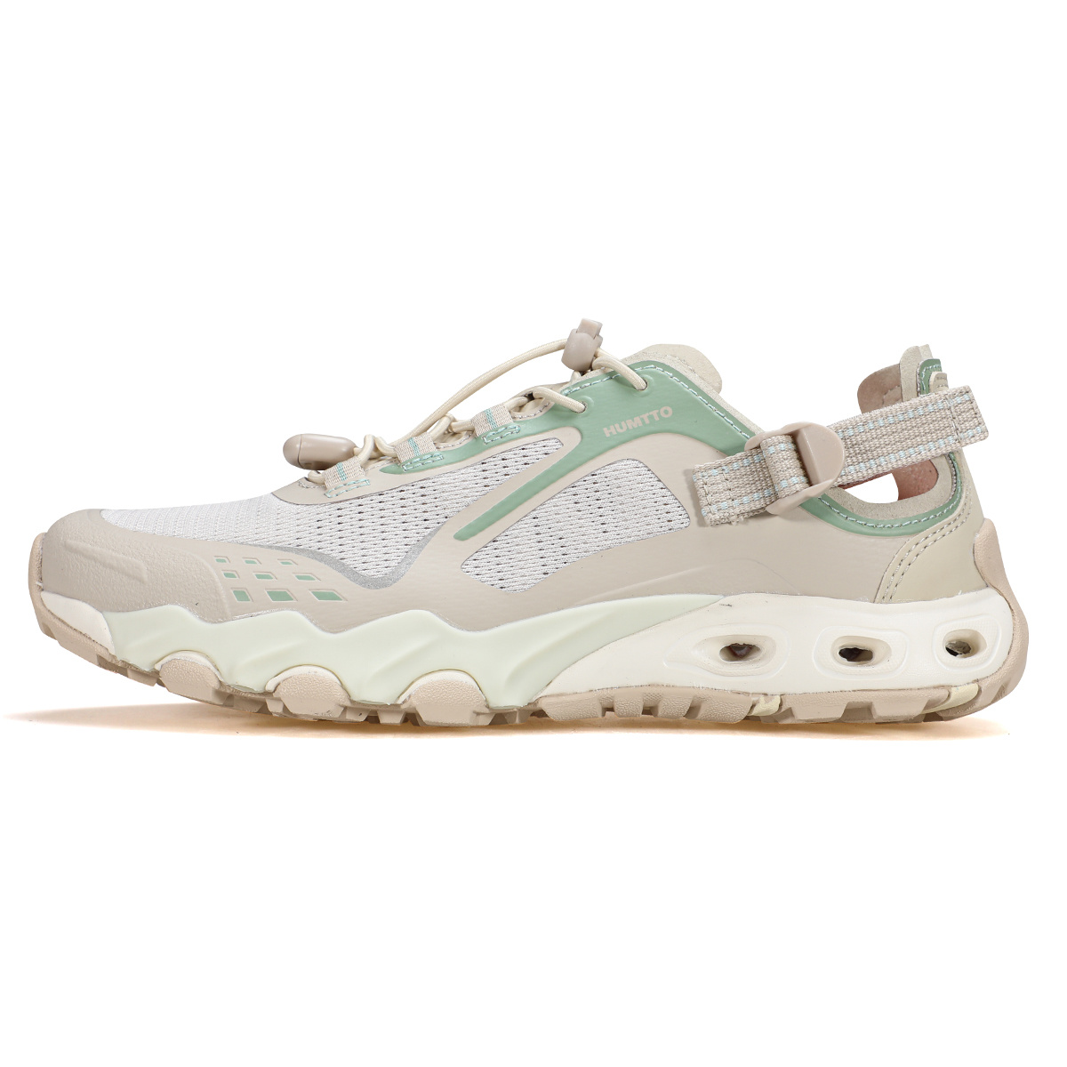 Giày sandals nữ đi suối Humtto 660893B mặt lưới mau khô dây rút-21