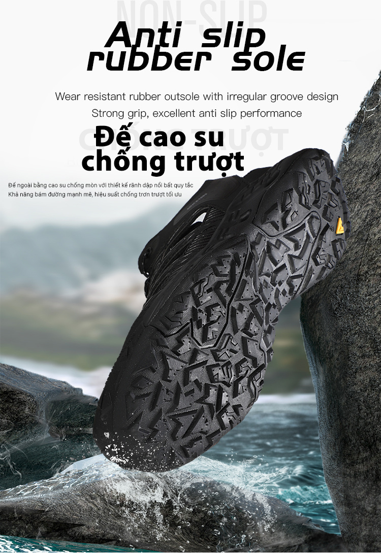 Giày đi biển lội suối nữ Humtto 660801B dây rút đế gai siêu bám-32
