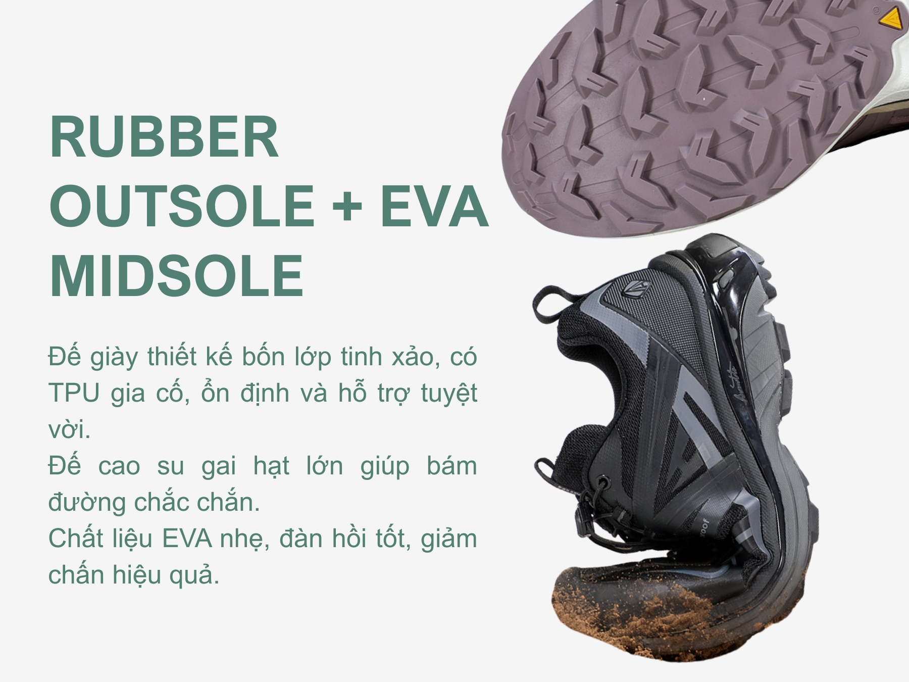 Giày thể thao elite nữ Humtto 860244B cổ thấp trail running-14