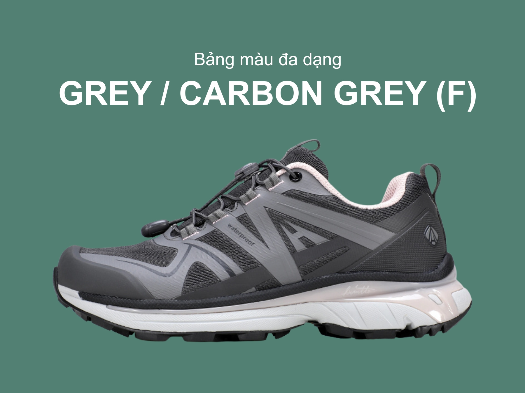 Giày chạy bộ nam Humtto 860244A sports cổ thấp dây rút lưới thoáng khí-20