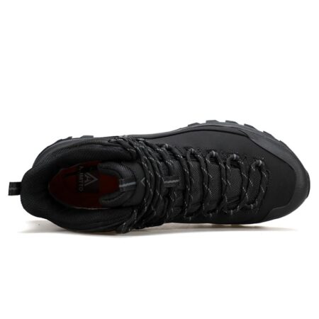 Giày leo núi nam pro Humtto 250864A cổ cao đi tuyết da bò giữ ấm-15