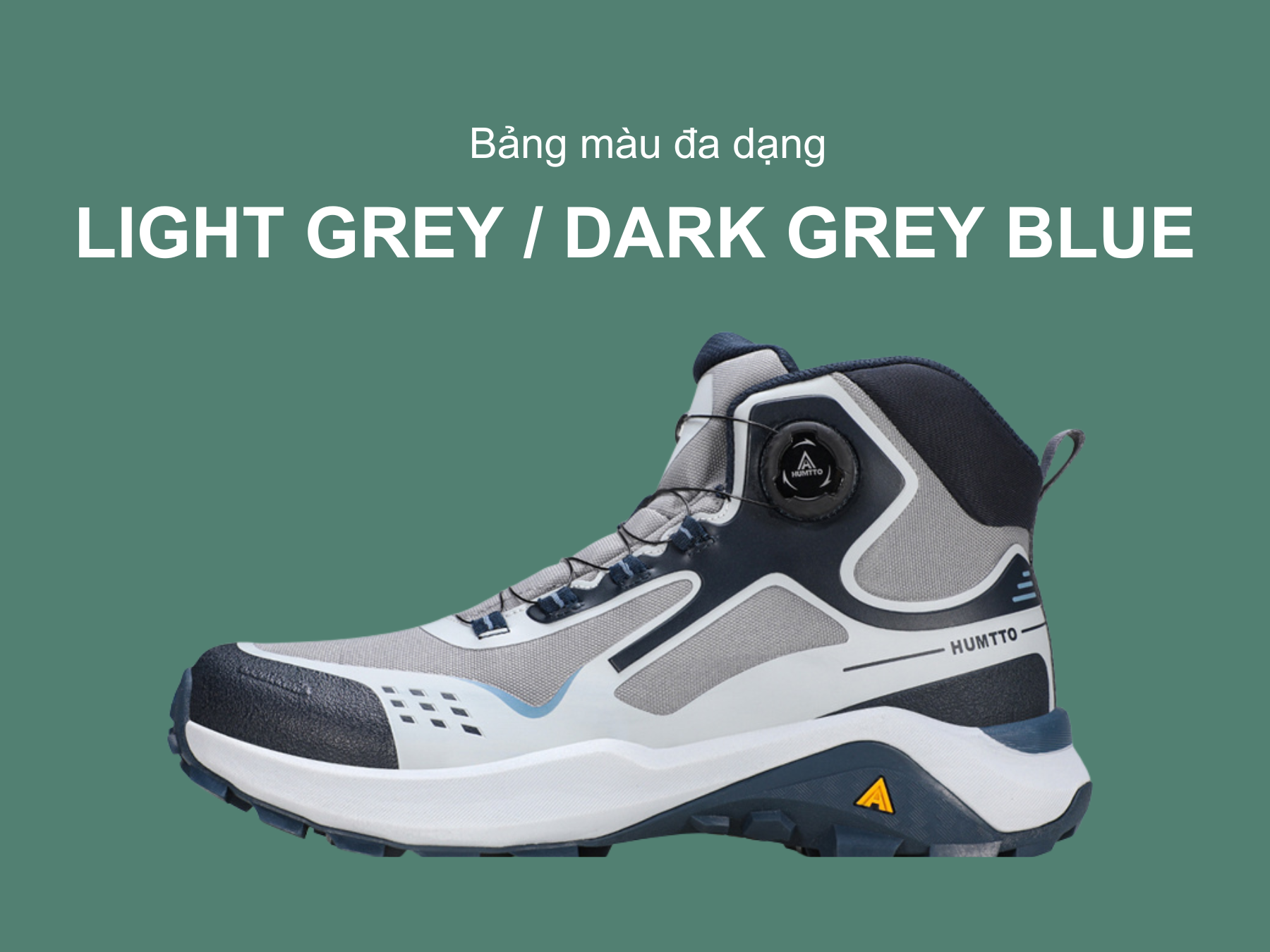 Giày trekking nữ pro Humtto 260920B núm vặn khóa BOA cổ cao đi tuyết-20