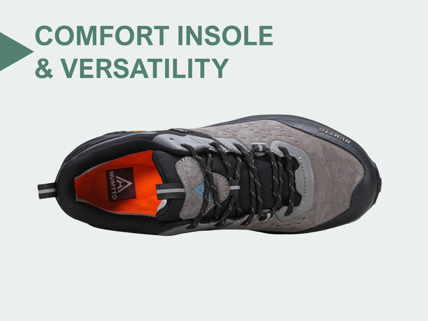 Giày trekking outdoor nam Humtto 160560A cổ thấp lỗ thông khí-15