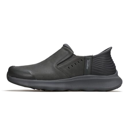 Giày đi dạo thành phố nam Humtto 350168A cổ thấp da bò nubuck năng động-1