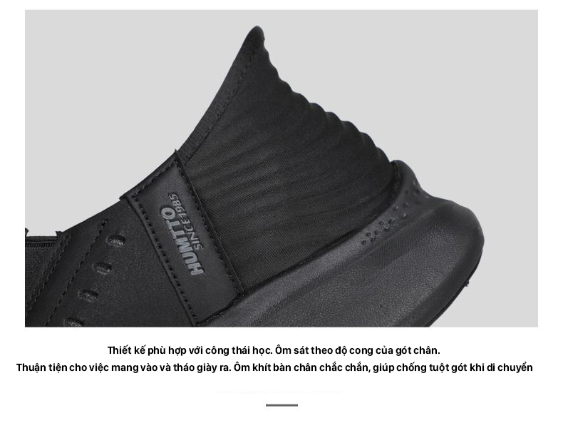 Giày đi dạo thành phố nam Humtto 350168A cổ thấp da bò nubuck năng động-20