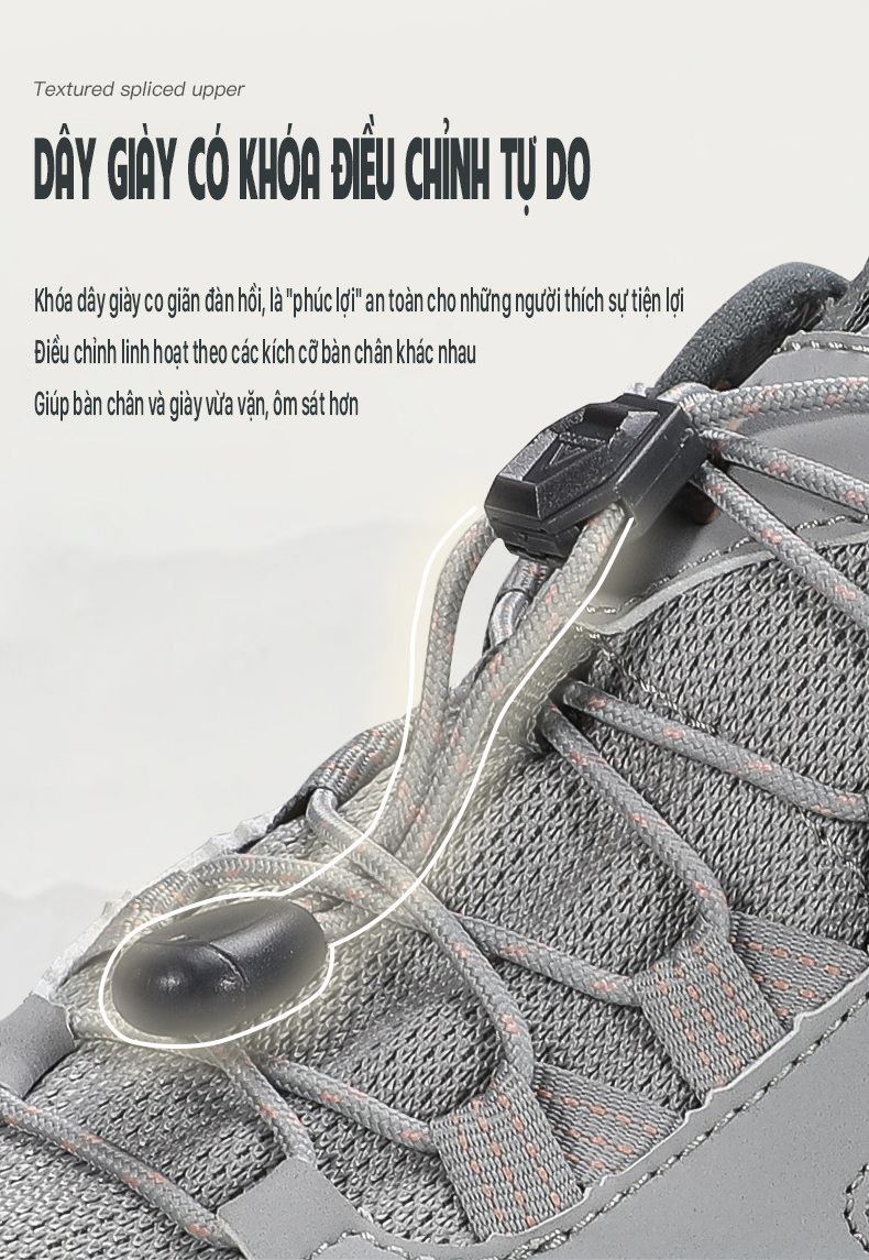 Giày beach sandals nữ Humtto 360651B mặt lưới thoáng khí đi mưa-9