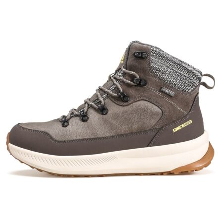 Giày trekking unisex pro Humtto 230883AB cổ cao lót lông đi tuyết da nubuck