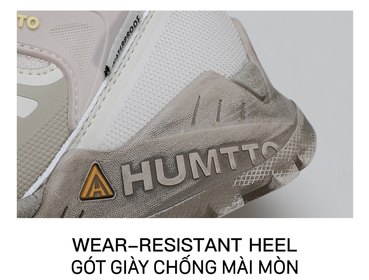 Giày leo núi cặp đôi pro Humtto 260809A cổ cao chống nước đá đi tuyết-12