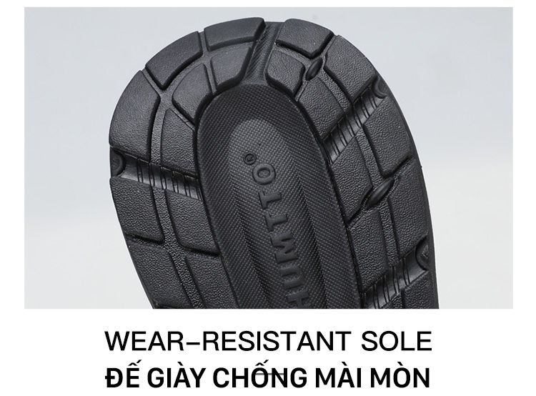 Giày trekking nam pro Humtto 260757A cổ cao da lộn vải dệt giữ nhiệt chịu lực-11