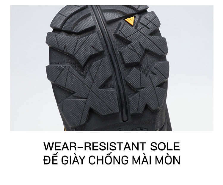 Giày trekking nam pro Humtto 260195A cổ cao cặp đôi da chống tuyết nước mài mòn-15