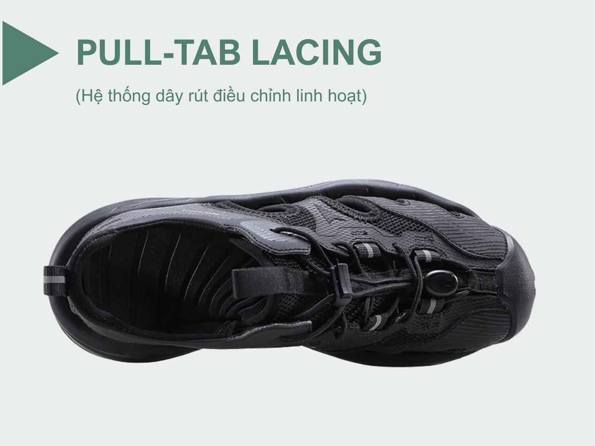  Sandals nam Humtto 771222A lội suối dây rút tiện lợi mau khô-10