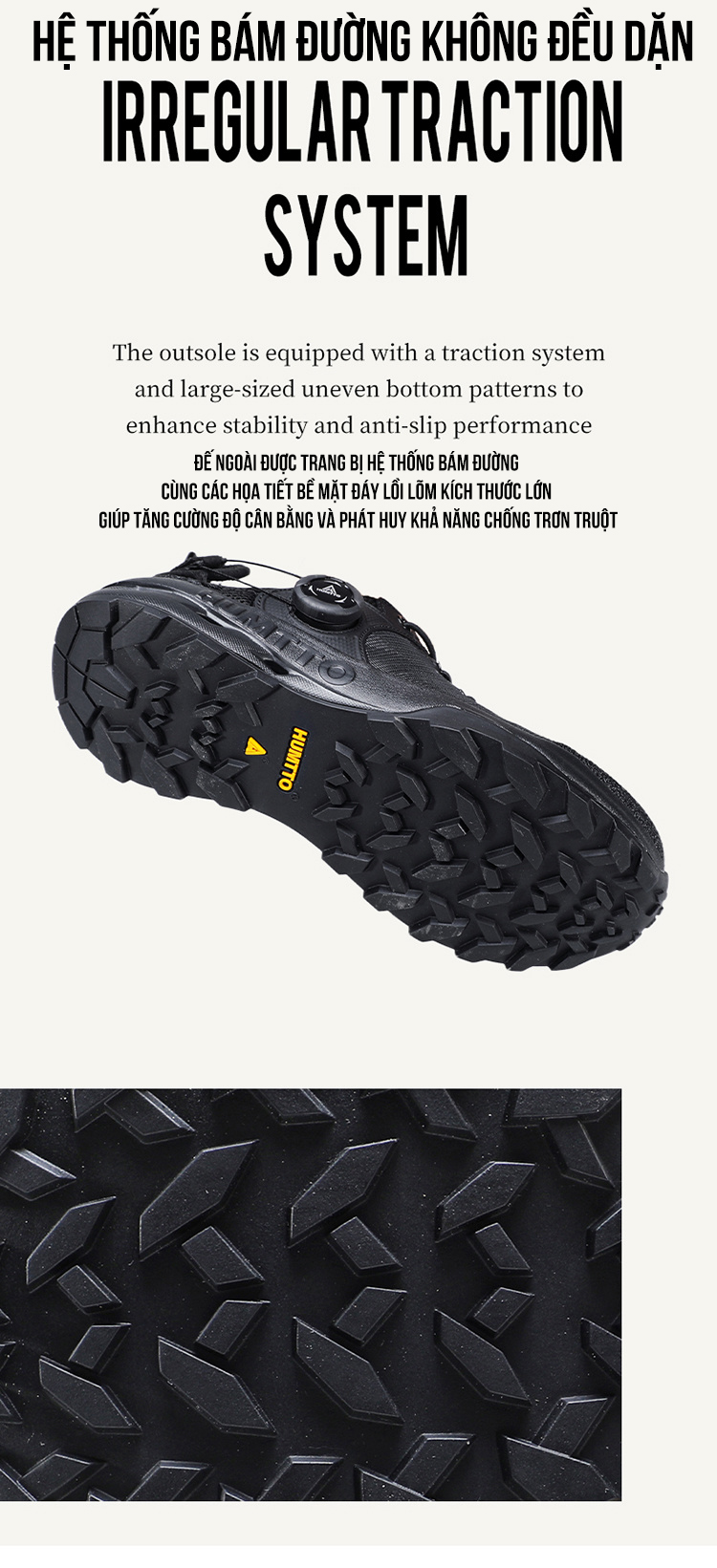  Sandals nam Humtto 670702A lội nước mặt lưới khóa BOA dây rút tiện lợi-11