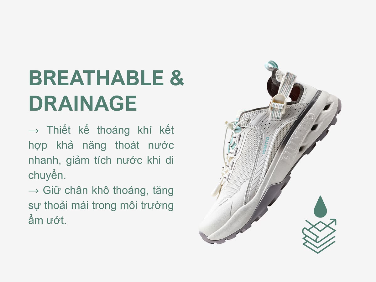 Giày sandals nữ Humtto 670799B lội nước mặt lưới mau khô dây rút tiện lợi-21