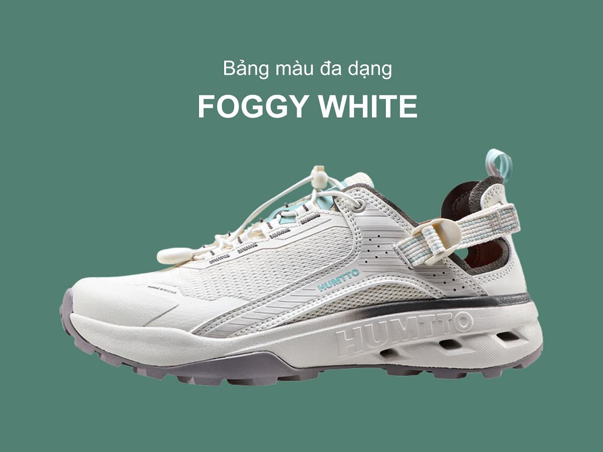 Giày sandals nữ Humtto 670799B lội nước mặt lưới mau khô dây rút tiện lợi-24