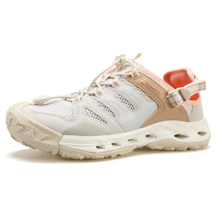 Giày sandals nữ Humtto 670148B trekking đi biển mặt lưới dây rút mau khô-2
