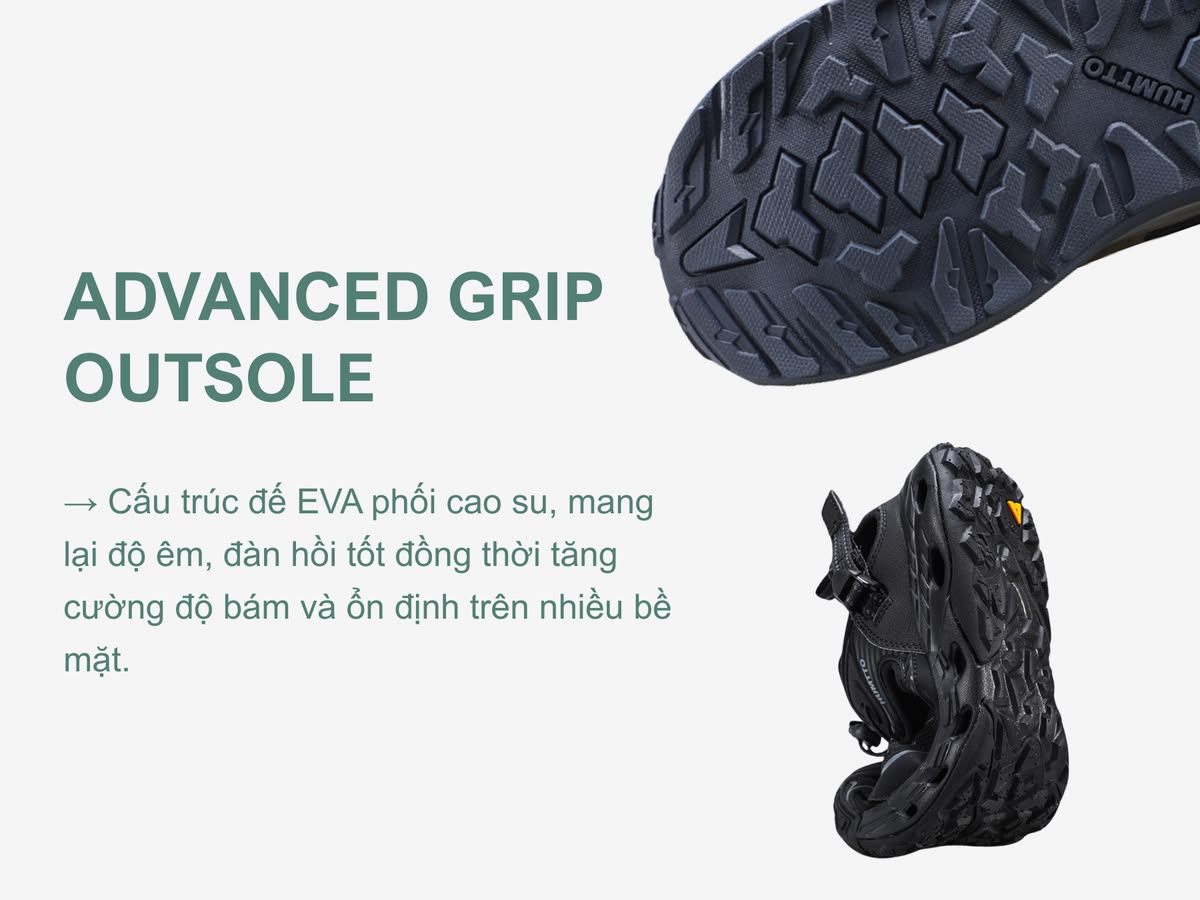 Sandals nam Humtto 771588A leo núi lội nước dây rút Velcro tiện lợi-14