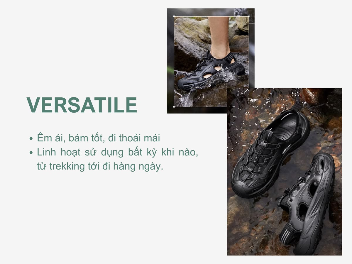 Sandals nam Humtto 771588A leo núi lội nước dây rút Velcro tiện lợi-16
