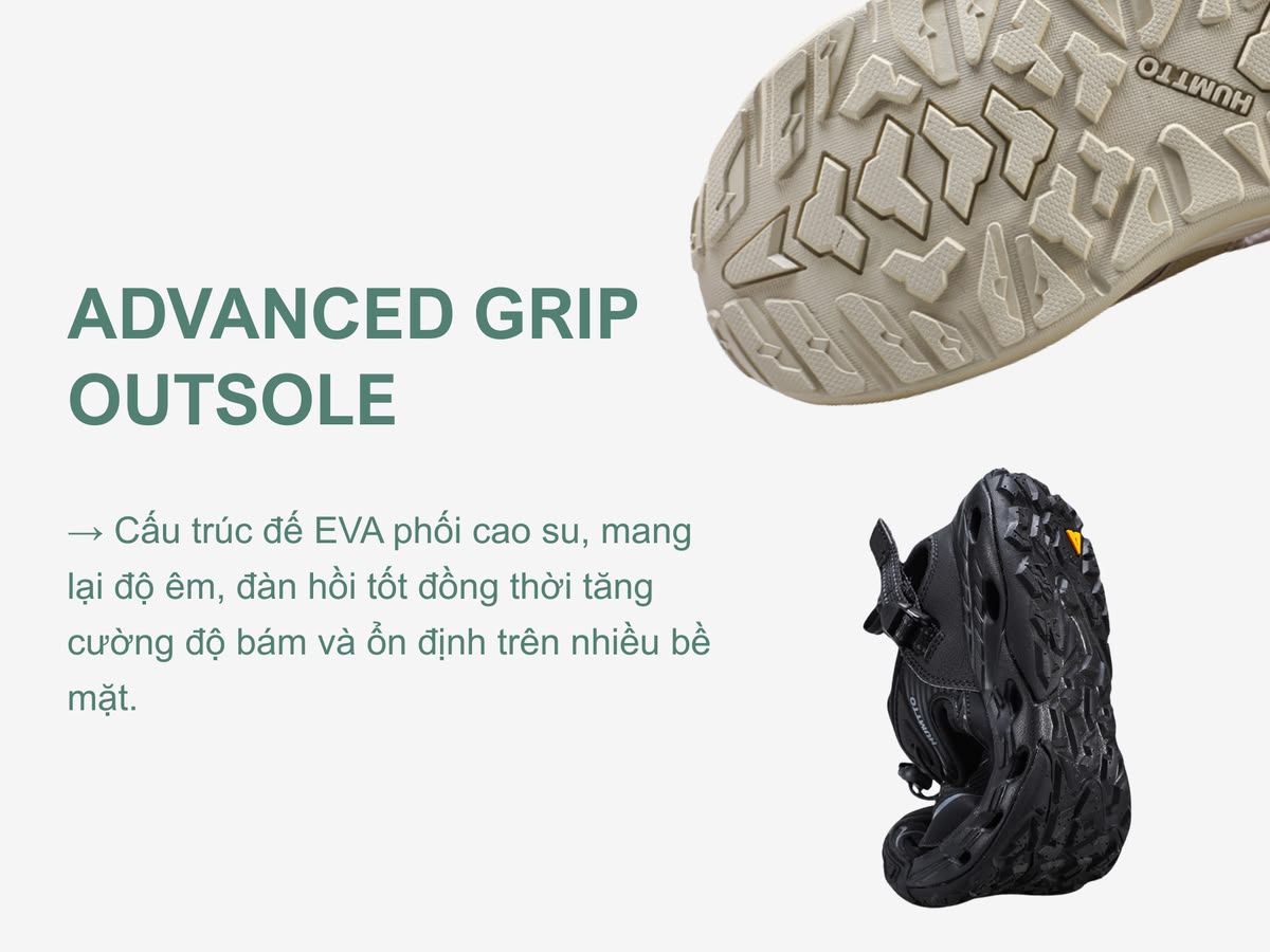 Sandals nữ Humtto 771588B leo núi lội nước dây rút Velcro tiện lợi-14