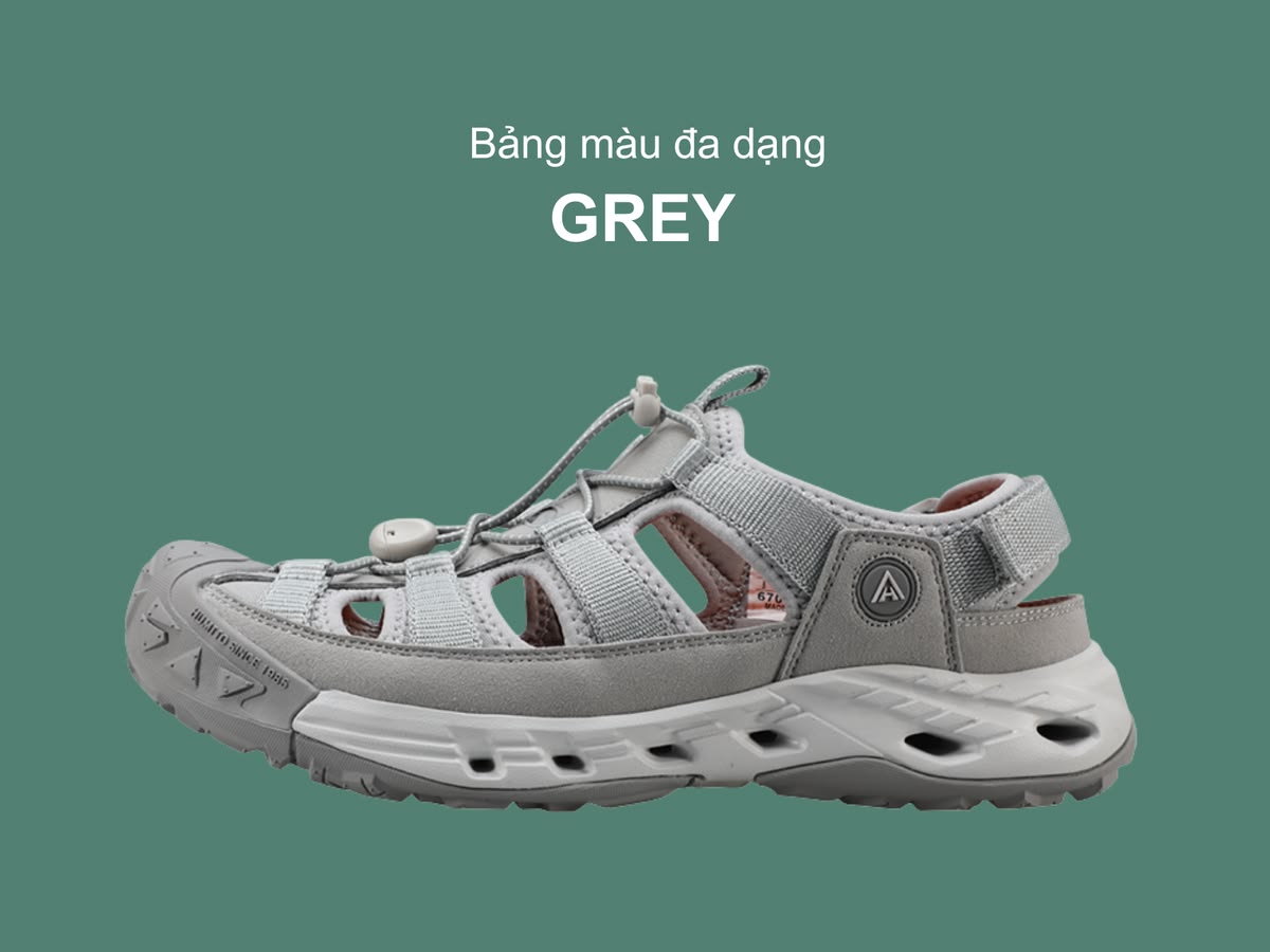  Sandals nữ Humtto 670823B lội nước đế gai chống trượt Velcro tiện lợi-18