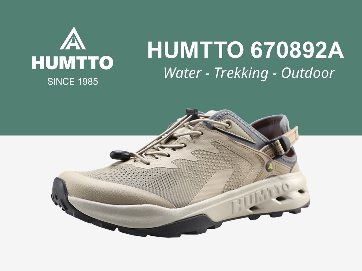 Giày sandals nam Humtto 670892A trekking lội nước dây rút tiện lợi-16